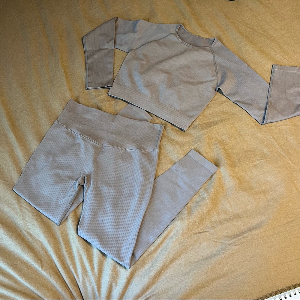 Nude Long Sleeve Legging Set